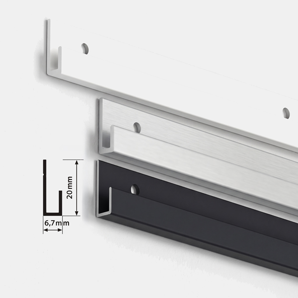 ARTITEQ Classic Rail with Installation Kit 20 kg/m (44 lbs/m) ARTITEQ Classic Rail with Installation Kit 20 kg/m (44 lbs/m)