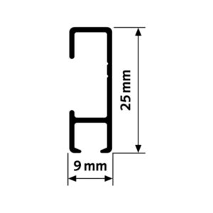 ARTITEQ Click Rail with Installation Kit (30 kg/m)