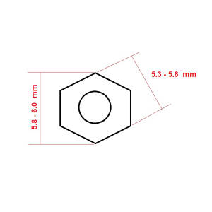 ARTITEQ Hexagon Slider Hanging Wire