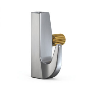 ARTITEQ Heavy Brass Hook for 2 mm Picture Wire 7 kg (15 lbs)