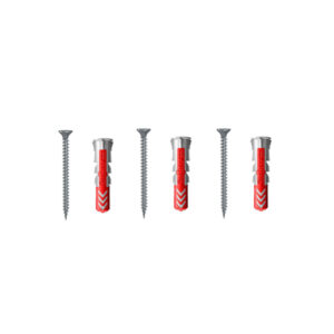 Fixing Installation Set screw 3.5mm 40mm and wall plug 6mm 30mm (Qty 3)
