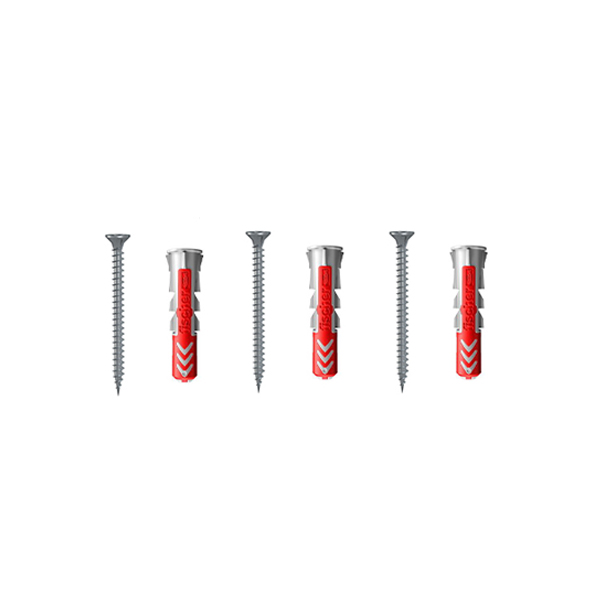 Fixing Installation Set with Screws 3.5x40mm & Wall Plugs 6x30mm (Pack of 3) Fixing Installation Set with Screws 3.5x40mm & Wall Plugs 6x30mm (Pack of 3)