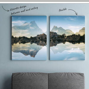 ARTITEQ Up Rail matt black 200cm max. 20kg/m