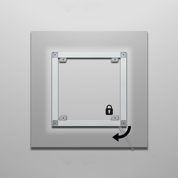 ARTITEQ Back Frame Security Clips panel