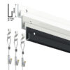 ARTITEQ Classic Rail Copenhagen Hanging Set 200 cm max. 20 kg/m