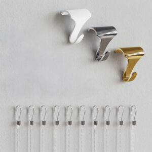Kensington Moulding Hook Loop Hanging Set for Victorian Picture Rails (Pack of 10)