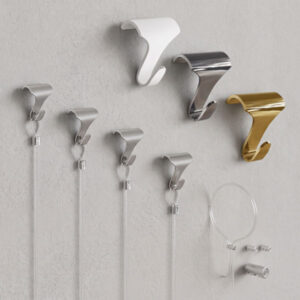 Camden Moulding Hook Loop Hanging Set for Victorian Picture Rails (Pack of 8)