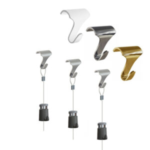 Moulding Hook Chelsea Loop Hanging Set for Victorian Rails (Qty 3)
