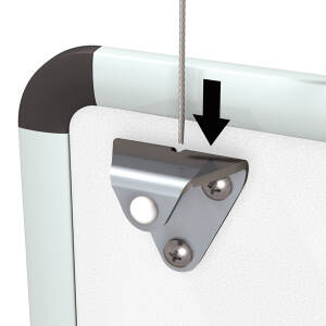 ARTITEQ Whiteboard Steel Hanging Set