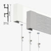 ARTITEQ Click Rail PRO Art Hanging Set 200cm 50kg