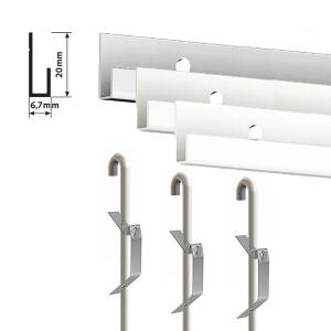 ARTITEQ Classic Rail Rod Hanging Set