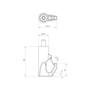 Grip LOCK Hook 1mm 1.5mm max. 15kg