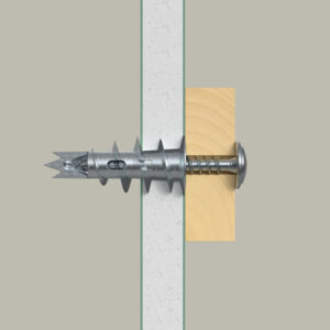 Plasterboard Plug steel Qty 10