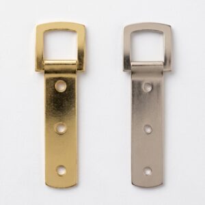 Strap Picture Hangers 84mm x 16mm Triple Hole with Screws (17kg, Pack of 10)