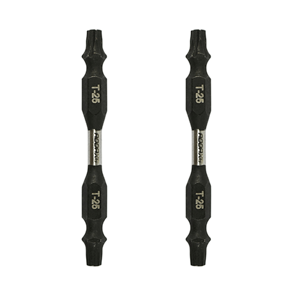 TIMCO Torx Impact Driver Bit TX25 65mm double-ended (Qty 2) TIMCO Torx Impact Driver Bit TX25 65mm double-ended (Qty 2)
