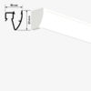 ARTITEQ Up Rail pure white 200cm max. 20kg/m