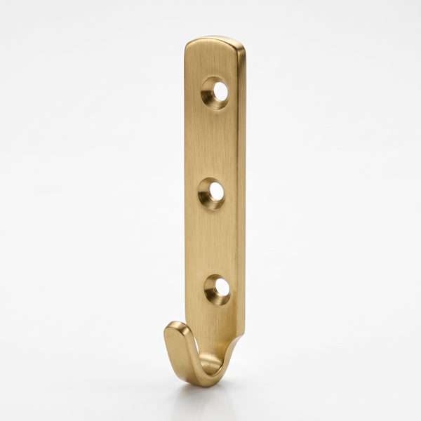 Heavy-Duty J Wall Picture Hooks 80mm Brass with Screws 40 kg (Pack of 4) Heavy-Duty J Wall Picture Hooks 80mm Brass with Screws 40 kg (Pack of 4)