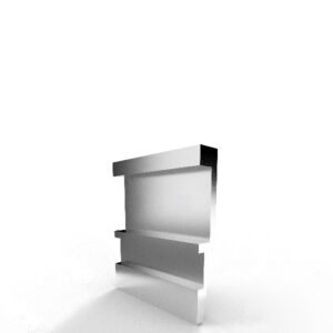 METALCITI Anaheim Z Bar French Cleat Hanging Rail 50mm no holes max. 30kg