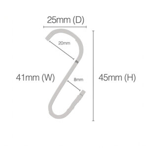 Victorian Picture Rail Moulding Hook (Heavy Duty Steel)