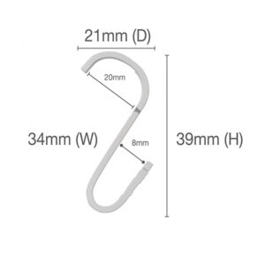 Victorian Picture Rail Moulding Hook (Heavy Duty Steel)