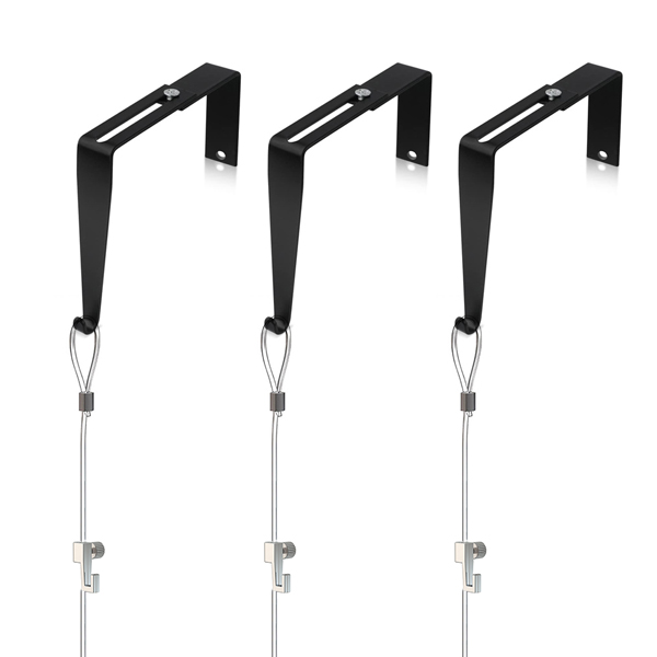 Exhibition Panel Picture Hanging Kit for Partition Walls & Shell Schemes 4–8 cm (Pack of 7) Exhibition Panel Picture Hanging Kit for Partition Walls & Shell Schemes 4–8 cm (Pack of 7) - Image 2